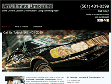 Tablet Screenshot of anultimatelimo1.com